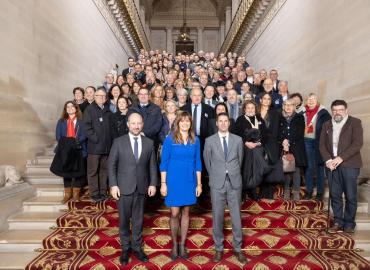 Accueil des élus haut savoyards au Sénat